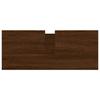 Bathroom Cabinet Brown Oak Effect 80 x 33 x 60 cm Engineered Wood