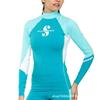 Quick-Dry Long Sleeve SCUBA Swim Shirt: Snorkeling, Surfing, Jellyfish Protection, Elastic Fit, Sun-Protection.