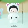 Mengli Little Bear Resin Desktop Ornament - Cute, Trendy Cartoon Decoration for Home or Office