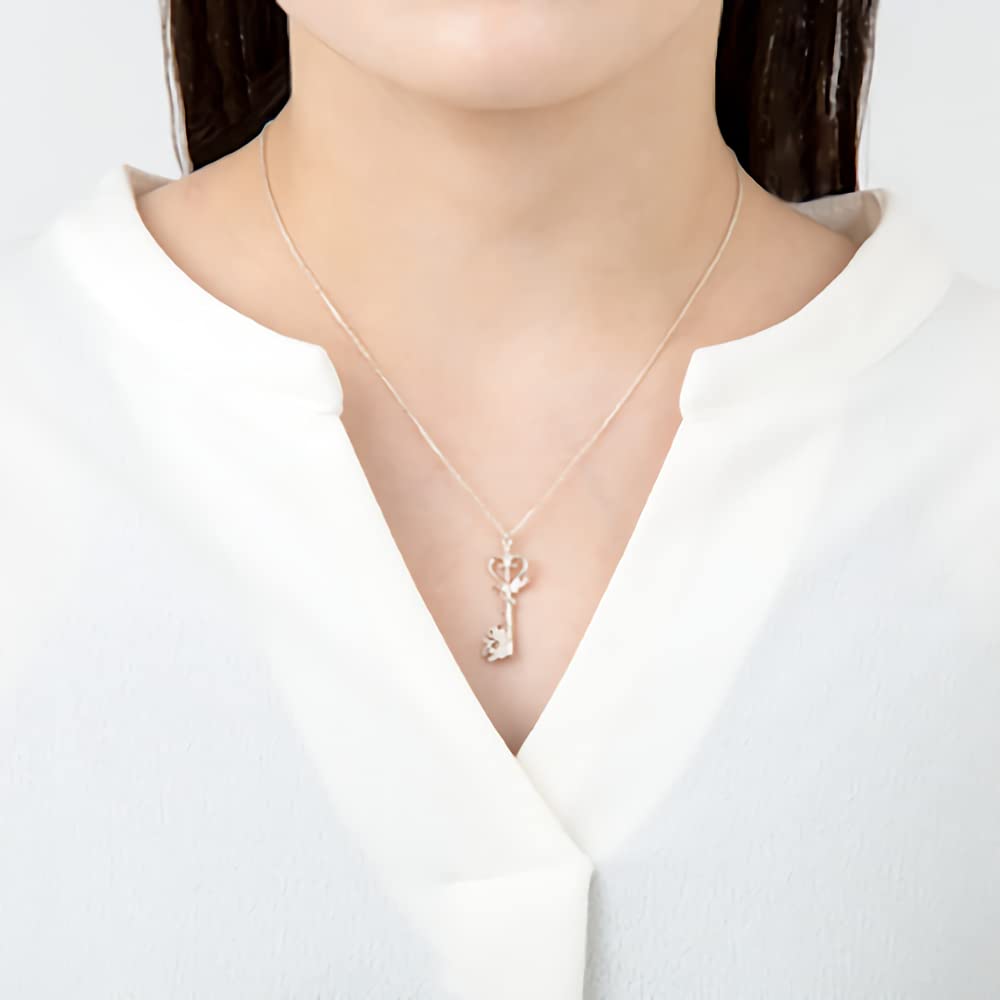 [U-Treasure] Kingdom Hearts Keyblade Necklace -Destiny Place- / Silver Necklace Unisex Men's Women's Accessories Jewelry Gift