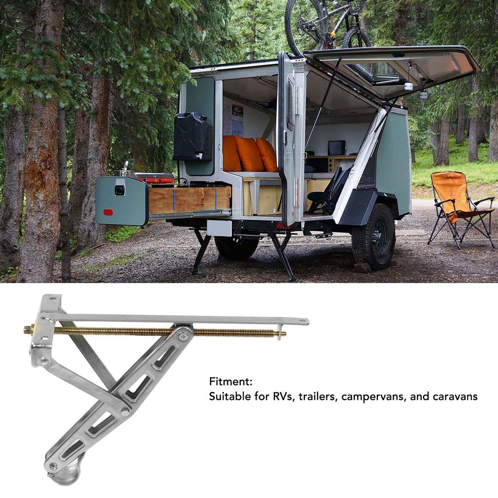 Trailer Stabilizer Easy To Fold 520mm Maximum Height Compact Trailer Stabiliser Lifter 105mm Minimum Height for Support Capacity