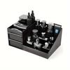 Men's Women's Perfume & Cologne Organizer with Drawers - Countertop Cosmetic Storage Box Suitable for Skincare, Toiletries.