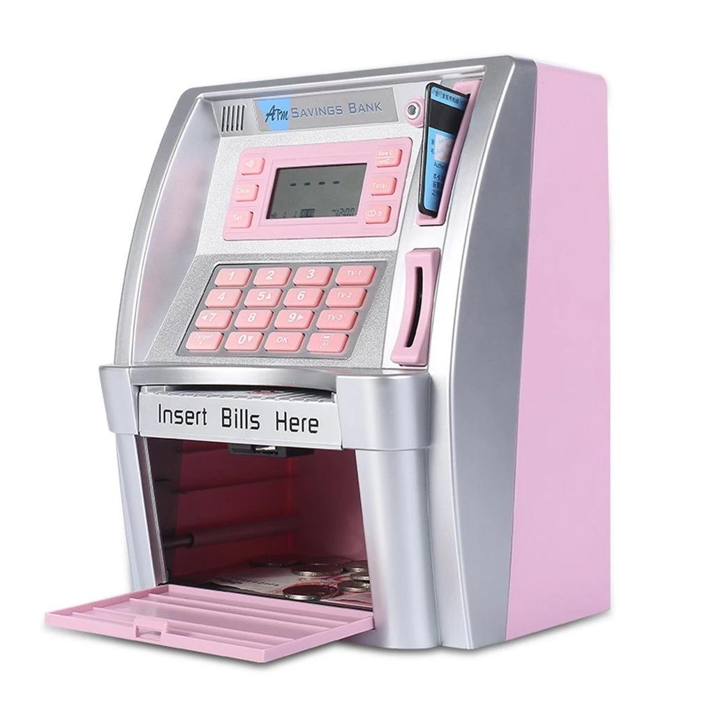 Electronic Atm Piggy Bank Children Digital Coins Cheapest Piggy Bank Customized Kids Toy Rectangle Money Bank