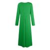 Elegant Women's Long Sleeve Maxi Dress with Belt Perfect for Formal Events, Evening Parties, and Casual Wear