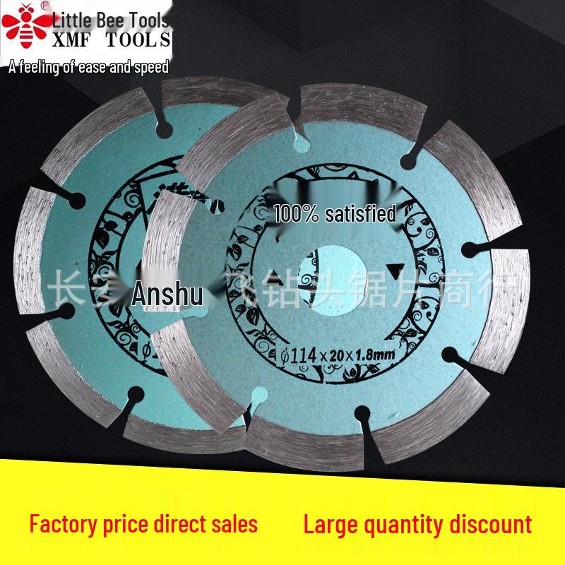 Little Bee 114mm Diamond Saw Blade for Stone, Tile, Concrete, Wall Slot, Dry Cut
