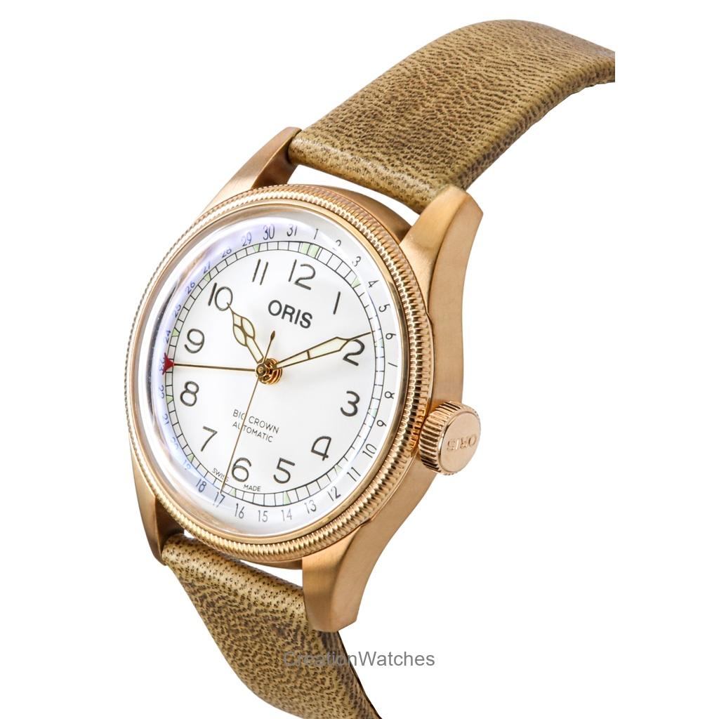 Oris Big Crown Father Time Limited Edition White Dial Automatic 01-754-7741-3161-Set Men's Watch With Extra Bracelet