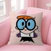 Cartoon DDexters LLaboratory Cushion Cover Decorative Pillow Sofa Home Decor Case Pillow Cases