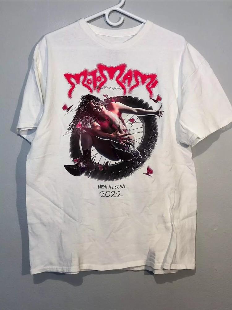 Rosalia New Album Concert Adult Shirt Men Women Cotton Tee White Unisex T-Shirt S