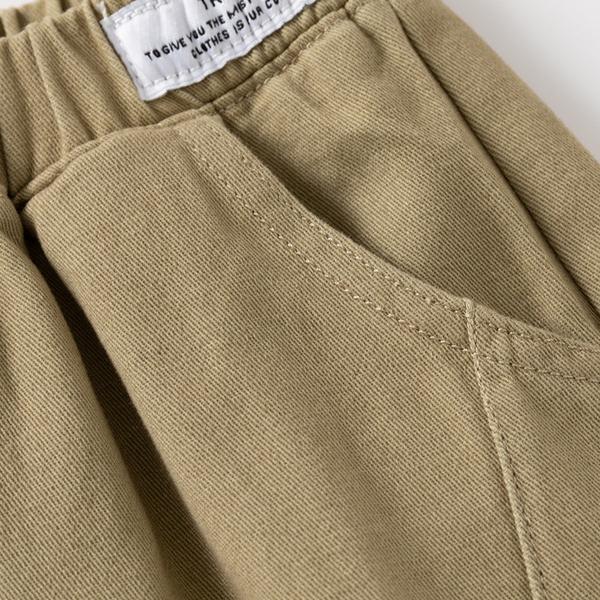 Children's Pants Boys' Pants Baby's Letter Logo Fashionable and Casual Solid Color Pants