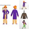 Trendy European And American Style Charlie And The Chocolate Factory Halloween Costume