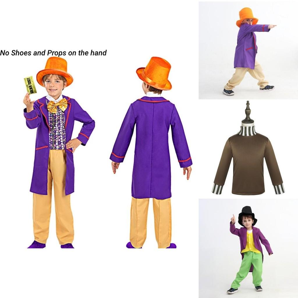 Trendy European And American Style Charlie And The Chocolate Factory Halloween Costume