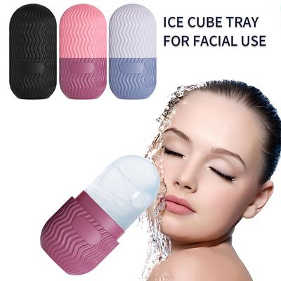 Beauty Lifting Contouring Tools Massager Skin Beauty Makeup Care Tool Wave Style Silicone Ice Facial Roller Skin Care