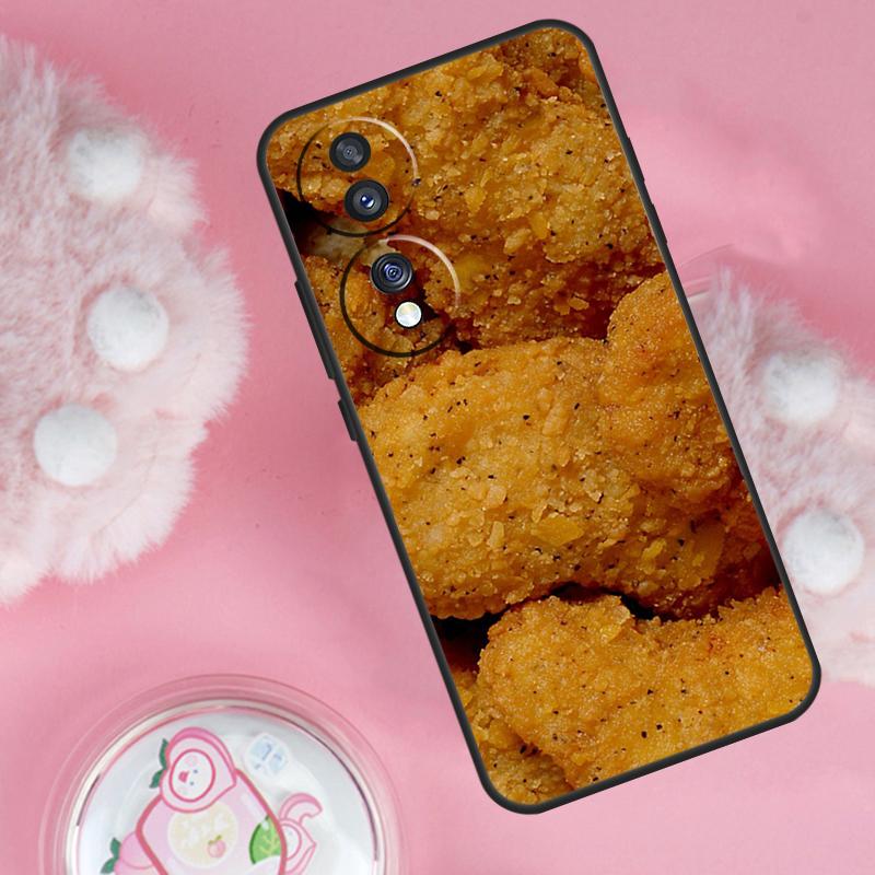 French Fries Burger Pizza Case For Honor Magic 6 5 7 Lite Honor 200 Pro 50 70 90 Lite X9b X9a X8b X8a X8 X9 X9c Cover