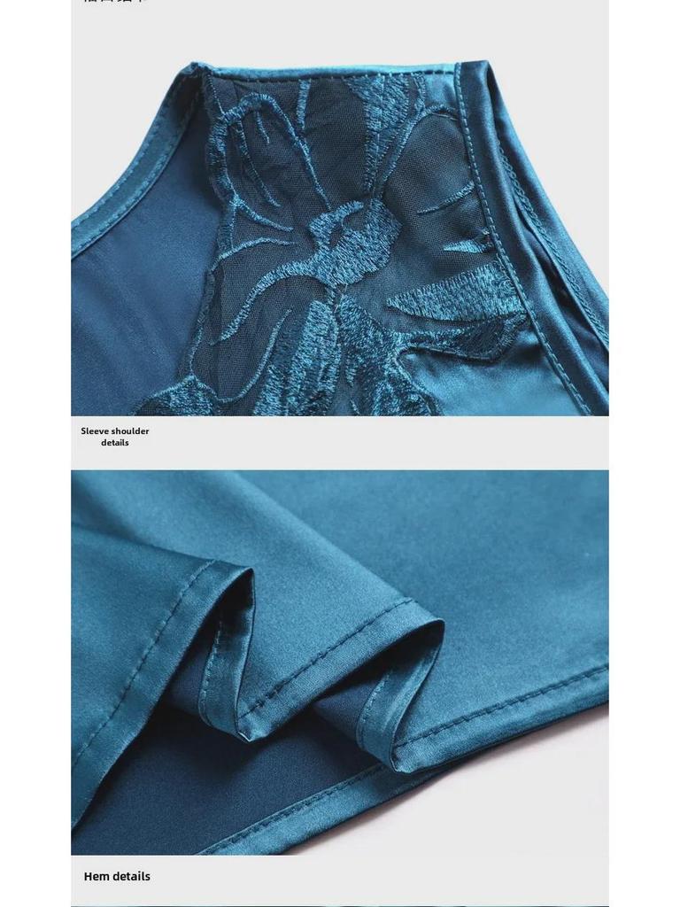 Women's Lace V-neck Camisole, Wide Shoulder, Sleeveless, Loose Fit, Large Size, 2021 Spring/Summer Trendy Inner Wear Top