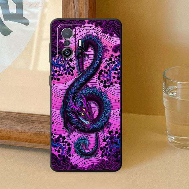 Silikon-Telefonhülle für Samsung Galaxy S23 5g S22 S20 Hinweis 20 Ultra 10 Plus 8 9 S21 Mode Chinesischer Tiger Drache Capa Cover