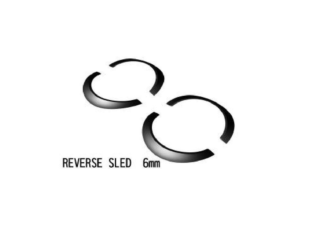 

URAS Universal Fenders Reverse Curve 4pcs ART6040 RC-ART Semi-Works (6mm Type)