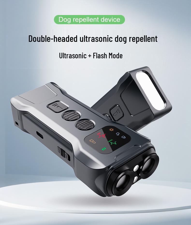 Ultrasonic Dual-Head Dog Trainer & Bark Stopper