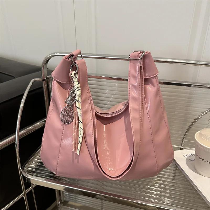 Freizeit Pendler Große Kapazität Tasche für Damen, Neue Modische und Vielseitige Einzel Schulter Crossbody Lose Tote Bags
