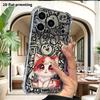 Phone Case: 2D Flat Suitable for iPhone 18 17 16 15 14 13 Pro, Transparent with Corner Protection, Gradient Little Cat, Christmas and Halloween Gift