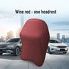 Nappa Leather Memory Foam Car Headrest & Lumbar Pillow Cushion