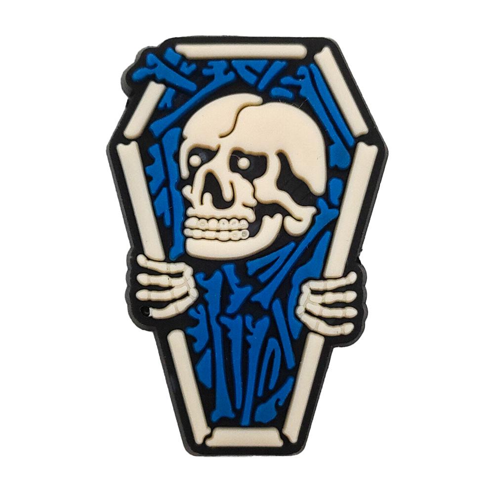 Craniu Halloween PVC Lipici Moale Farmece Drăguțe de Desene Animate pentru Pantofi