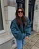 Women's Retro American Long Sleeve Jacket Coat for Autumn/Winter (Style M6285)