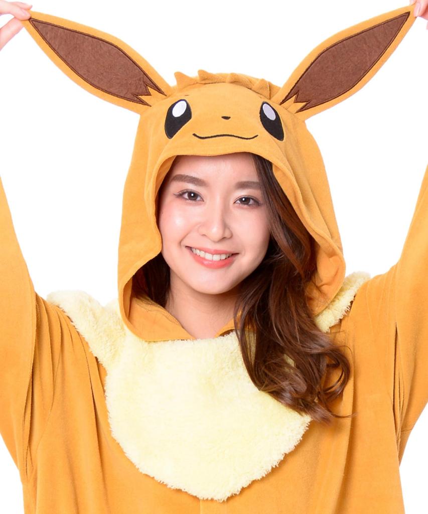 SAZAC Charakterstapel Kigurumi Pokemon Evoli