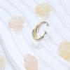 Adjustable Ring - 2.0g Dual-Tone Intertwined Open Cuff Design, Simple Yet Elegant Vacation Style, Women'S Ring for Daily and Holiday Occasions