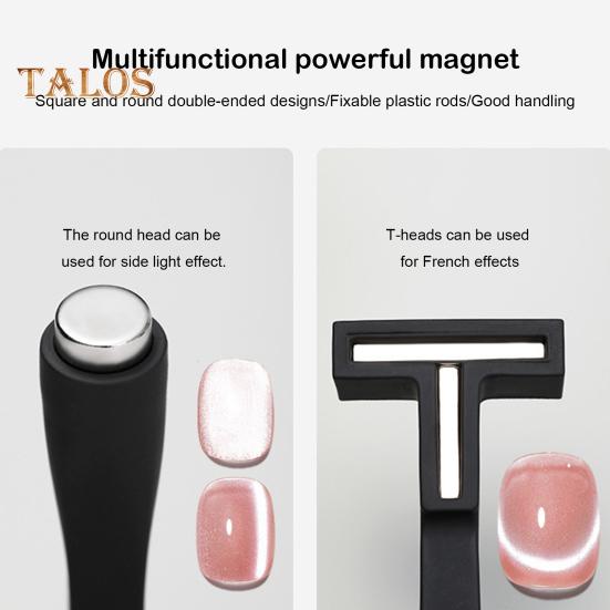 Magnet na nehty Cat Eyes pro DIY manikúru Magnetická tyčinka na křížové nehty Multifunkční magnet na nehty s dlouhým proužkem Nástroje na zdobení nehtů Silný magnet na nehty Sada nástrojů pro kočky