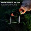 1 Pc Anti-separation Base Fishing Hook Double Hook For Fishing Live Bait With Double Bait Keeper Barbs High Carbon Steel