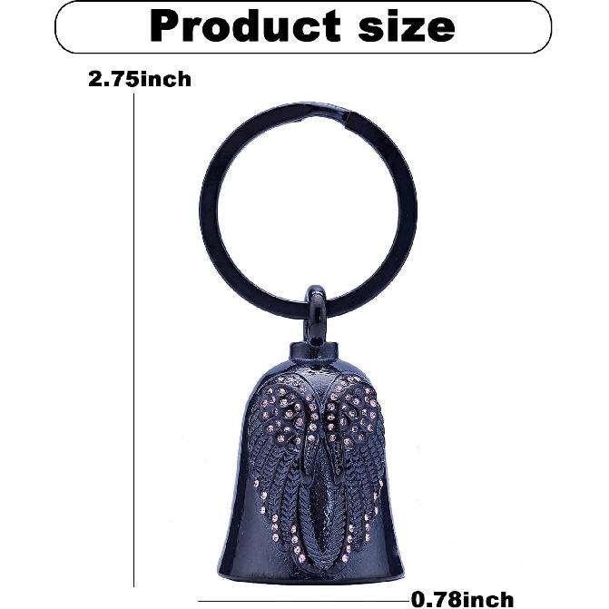 Motorcycle Women Bells - Motorcycle Angel Bell For Men Women,Bell Biker Accessory,Guard Riding Safety