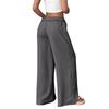 Women's Loose-fitting Wide-leg Pants, Casual Loose-fitting Pants, High-elastic Waistband, Long Pants With Pockets