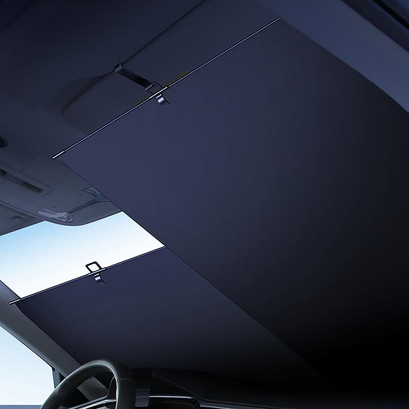 Retractable Car Sunshade Heat Protection Automotive Sun Visor Auto Front Windshield Sun Shade Vehicle Accessories