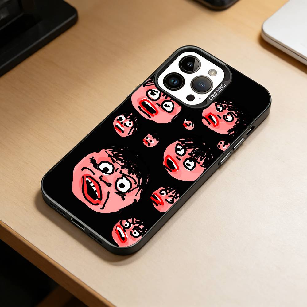 

D- Funny Graffiti Phone Case For iPhone 17,16,15,14,13,12,11 Plus,Pro Max,XS,Colorful Silver Black Cover iPhone12