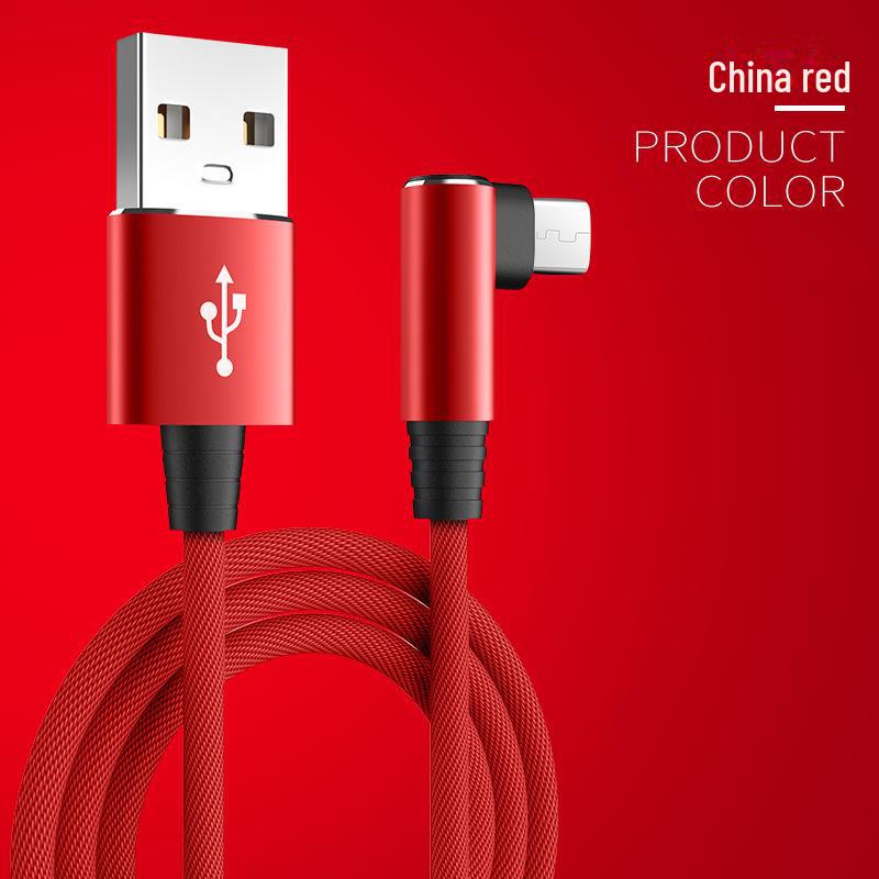 Elbow Data Cable for iPhone 6S/7/8/11/12Pro Max/XS - Fast Charging Compatible