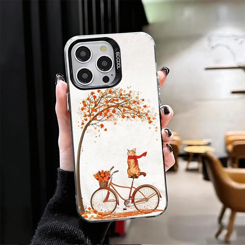 Pumpkin Happy Fall Autumn Shockproof Phone Case for iPhone 17 Air 16 16E 15 Pro Max 14 Plus 13 Mini 12 Back Cover Anti Fall Fund