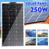 18V Monocrystalline Solar Panel 250W Flexible Solar Panel Kit Complete Panel Solar Charger DIY Connector Battery For Home Camping
