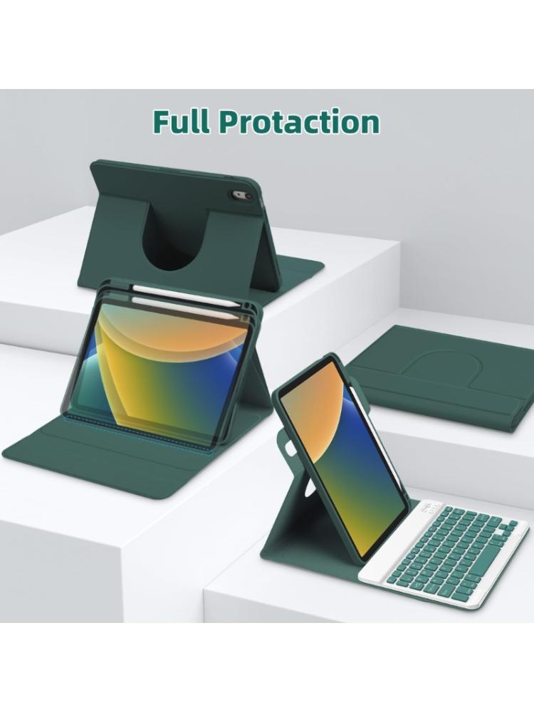 Protective Case Keyboard Strong and Practical Keyboard Cover for 10.2" 9th 8th 7th 2019 2020 Generation Tablets