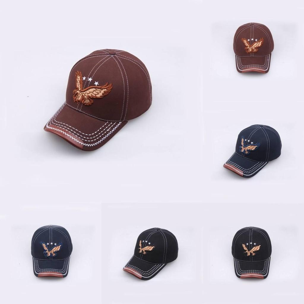 Baseball Eagle Embroidered Caps Spring Summer Outdoor Sunshade Sports Hat Women