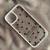 Modische Pinke Kleine Liebesherz Handyhülle Für iPhone 17 Pro 15 16 14 13 12 11 XR XS Max 7 8Plus Niedliche Glücksbringer Klare Harte Abdeckung