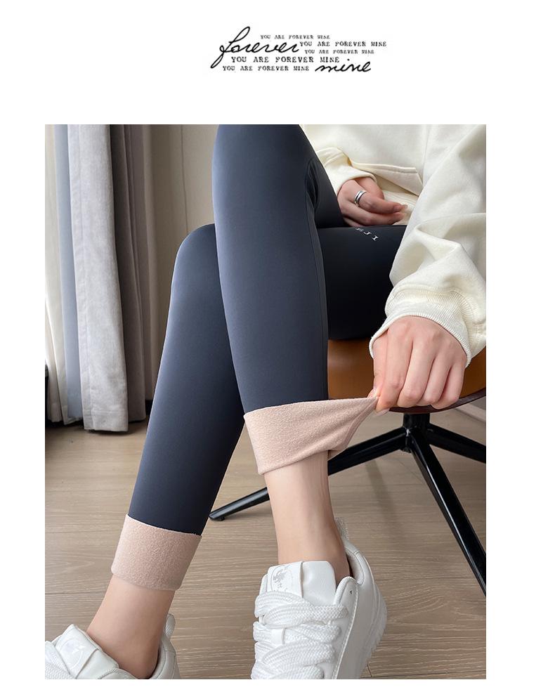 Women's High Waist Butt-Lifting Slim Fit Yoga Pants - Thin Cotton, Plus Size, Spring/Autumn Outerwear