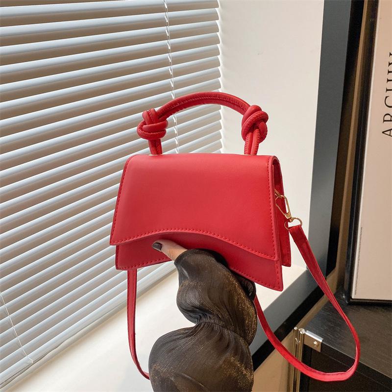 

Women s Solid Color Shoulder & Crossbody Bag красный
