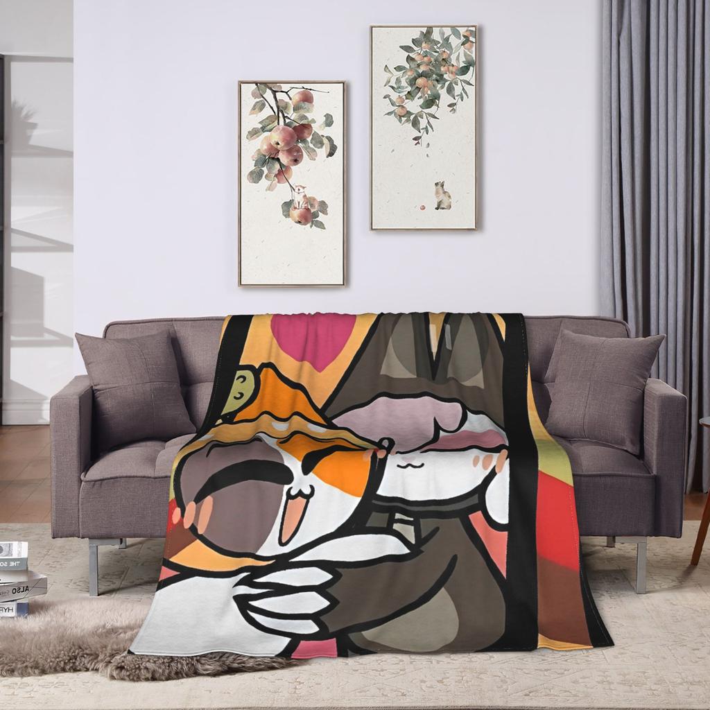 Chikn Nuggit Blanket Quality Super Soft  Bedding Throws Winter Girls Boys Bedroom Funny Bedspread