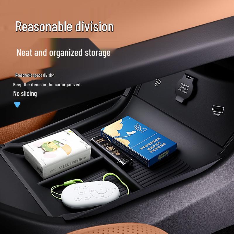 2025 Geely Boyue L Center Console Armrest Storage Box with Decorative Accessories