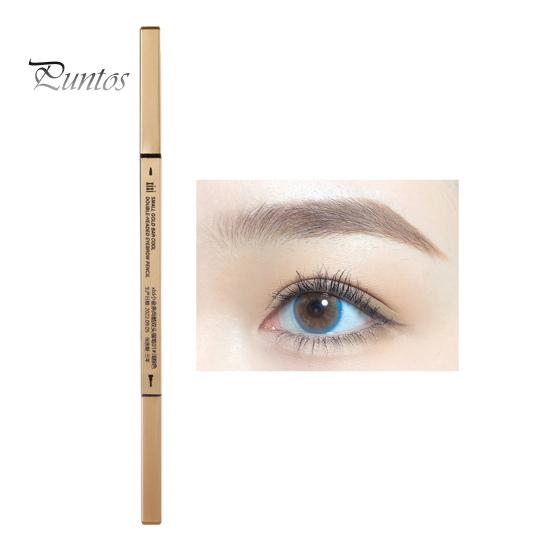 Eyebrow Pencil with Brush Professional Waterproof Sweat-proof Eye Brow Liner Long Lasting Makeup Easy to Color Eyebrow Definition Pencil Tattoo