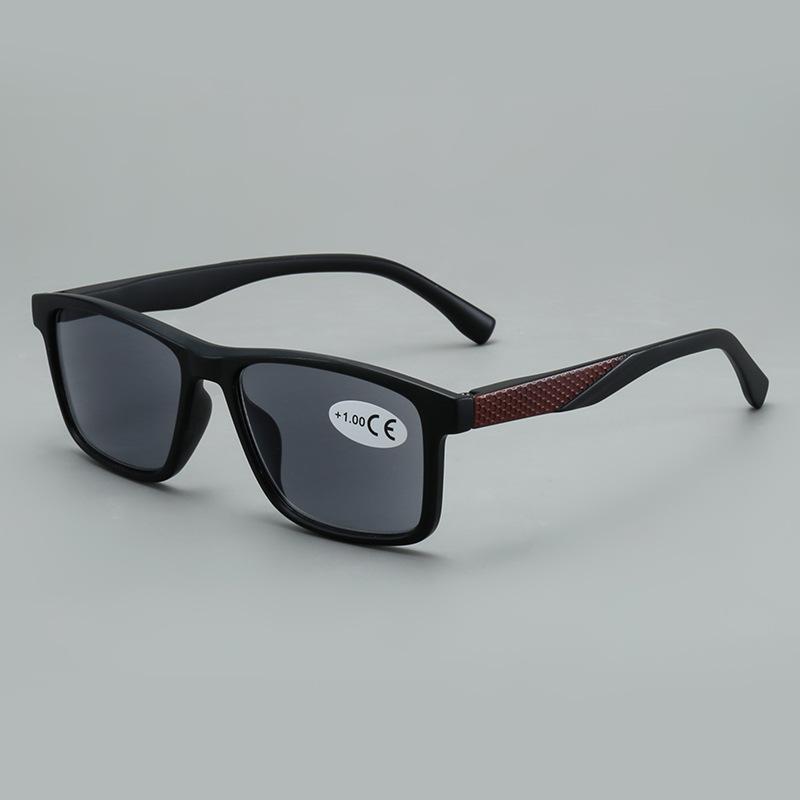 Men Square Frame Reading Sun Glasses Classic Anti UV Protection Presbyopic Eyeglasses Male 2025 New With Diopters +1.00 to +4.00