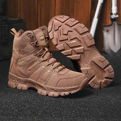Men Tactical Boots Autumn Special Forces Field Man Boot Lightweight Outdoor Non-Slip Waterproof Shoes Zapatillas Hombre