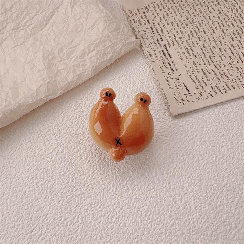 Baby Girls Cute Simulation Food Hairclip Kids Resin Croissants Waffles Cookies Hairpin For Children Accessory