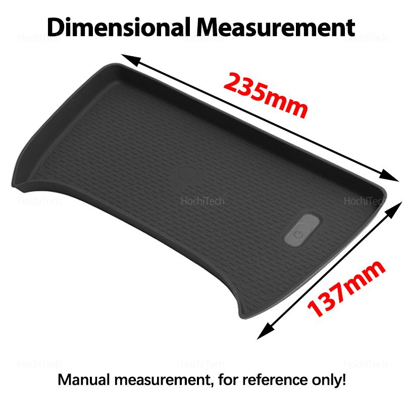 Phone Wireless Charging Silicone Pad for Subaru CrossTrek GU 3th 2024 2025 Central Control Charger Protector Cover Non-Slip Mat