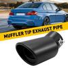 Car Rear Exhaust Pipe Tail Tip Muffler Stainless Steel Accessories Replacement